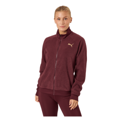 Puma Fit Sherpa Jacket Aubergine-puma Black