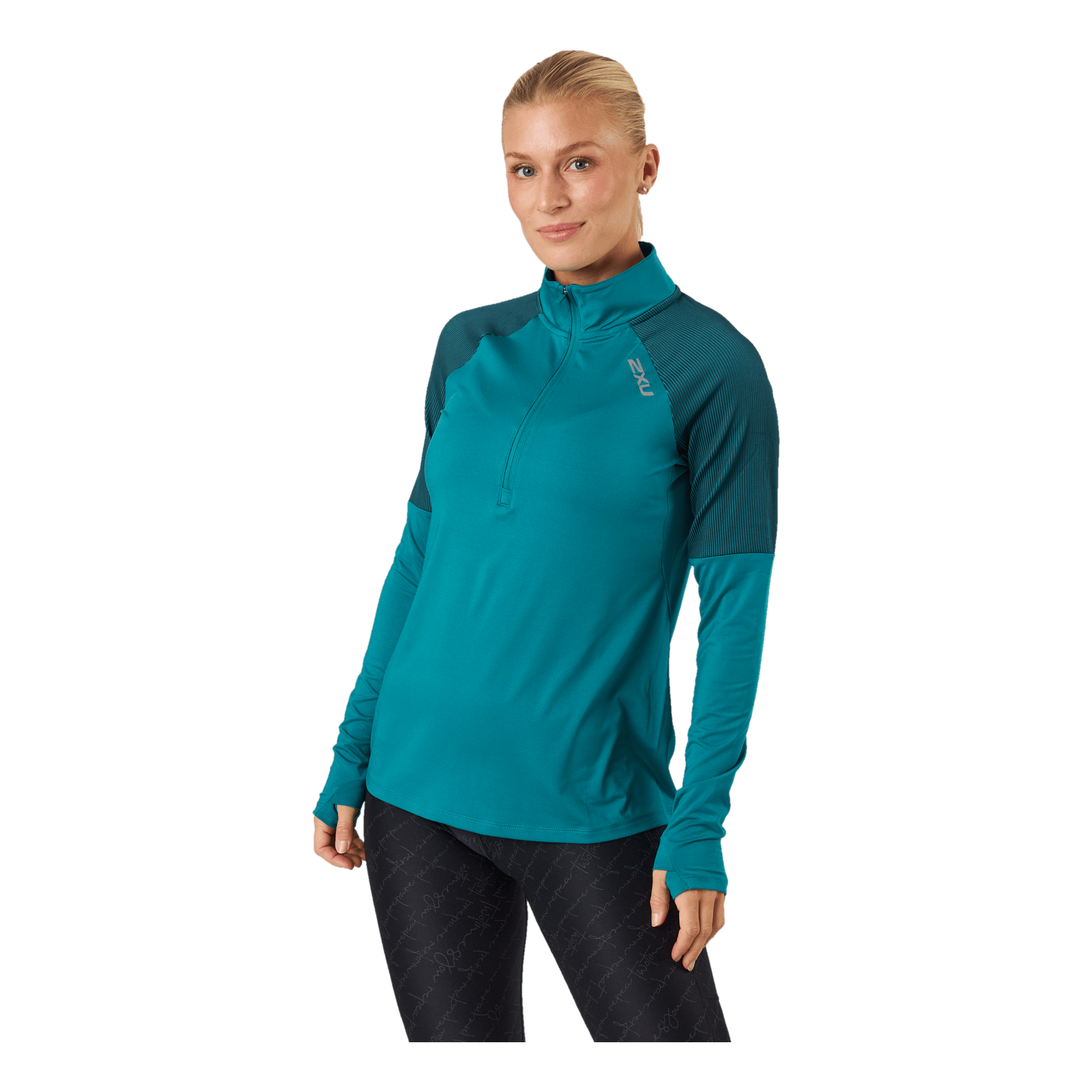 2XU Light Speed 1/2 Zip Jade/silver Reflective 1 2XU Light Speed 1/2 Zip Jade/silver Reflective