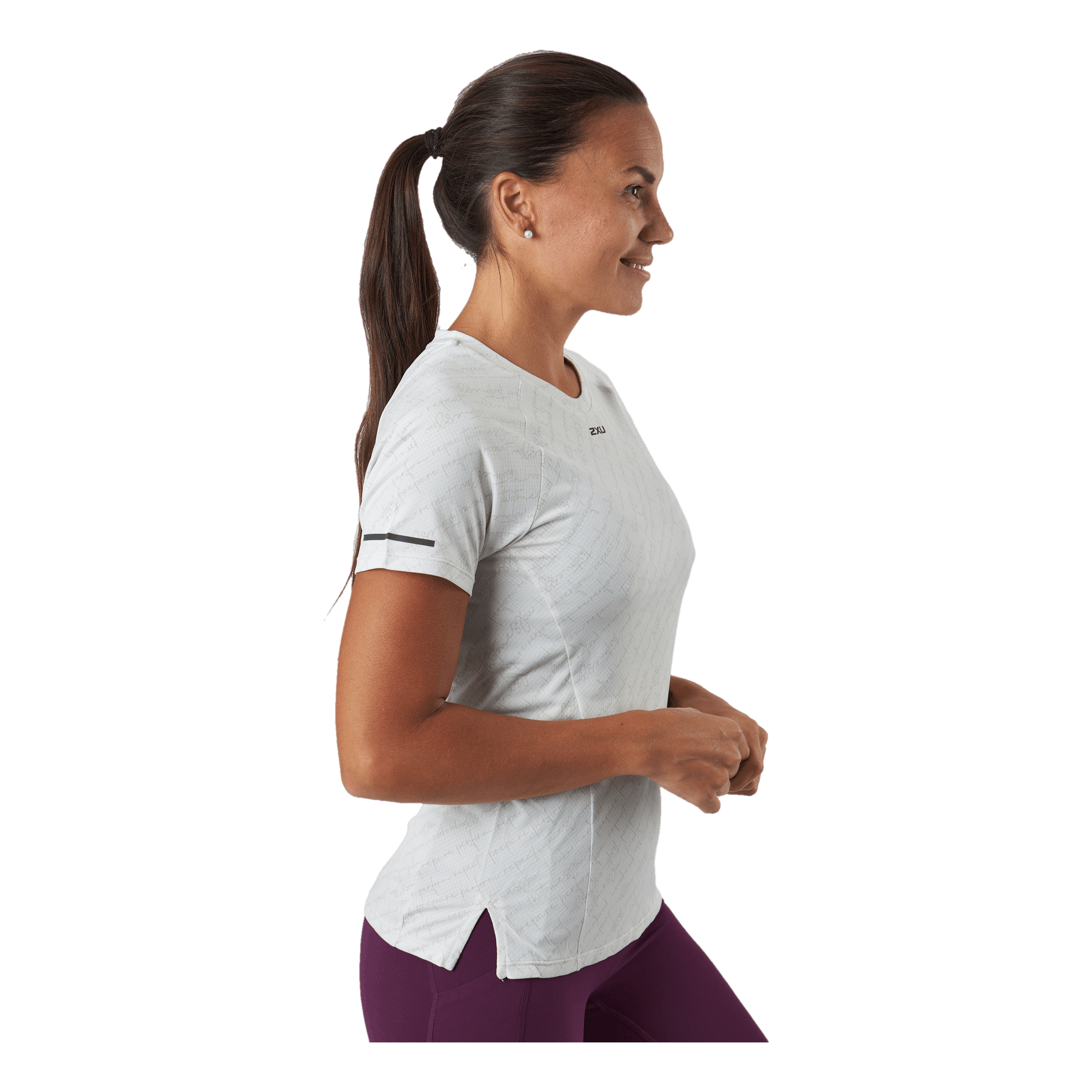 2XU Light Speed Tee Tty Script/black Reflective 2 2XU Light Speed Tee Tty Script/black Reflective - Bilde 2