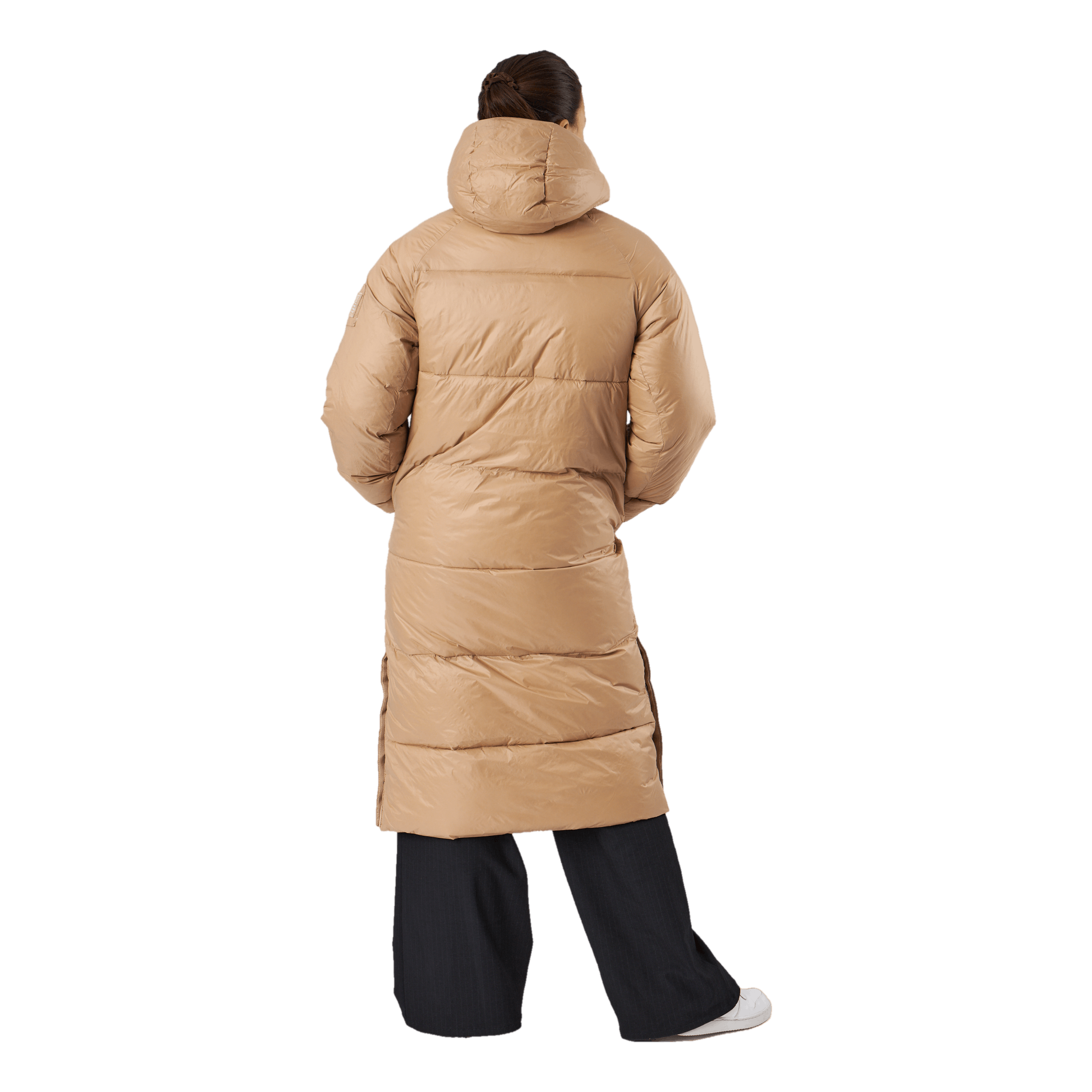 Svea Loose Hood Coat Camel Brown 3 Svea Loose Hood Coat Camel Brown - Bilde 3