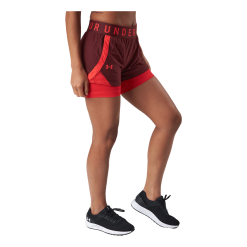 Under Armour Play Up 2-in-1 Shorts Chestnut Red -Billig Jakker butikk 60804 15 002