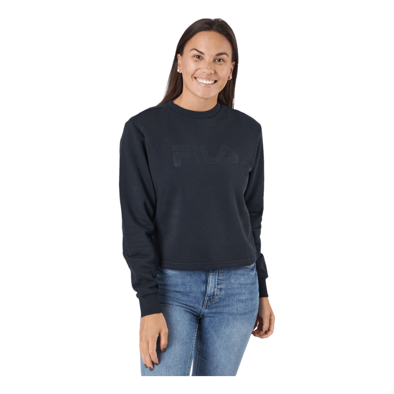 Fila Bevaix Cropped Crew Sweat 80001 - Moonless Night 1 Fila Bevaix Cropped Crew Sweat 80001 - Moonless Night