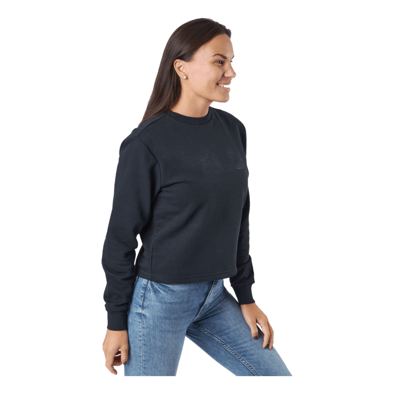 Fila Bevaix Cropped Crew Sweat 80001 - Moonless Night 2 Fila Bevaix Cropped Crew Sweat 80001 - Moonless Night - Bilde 2