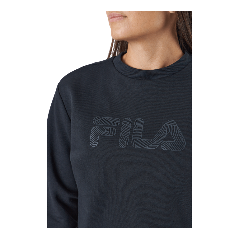 Fila Bevaix Cropped Crew Sweat 80001 - Moonless Night 4 Fila Bevaix Cropped Crew Sweat 80001 - Moonless Night - Bilde 4