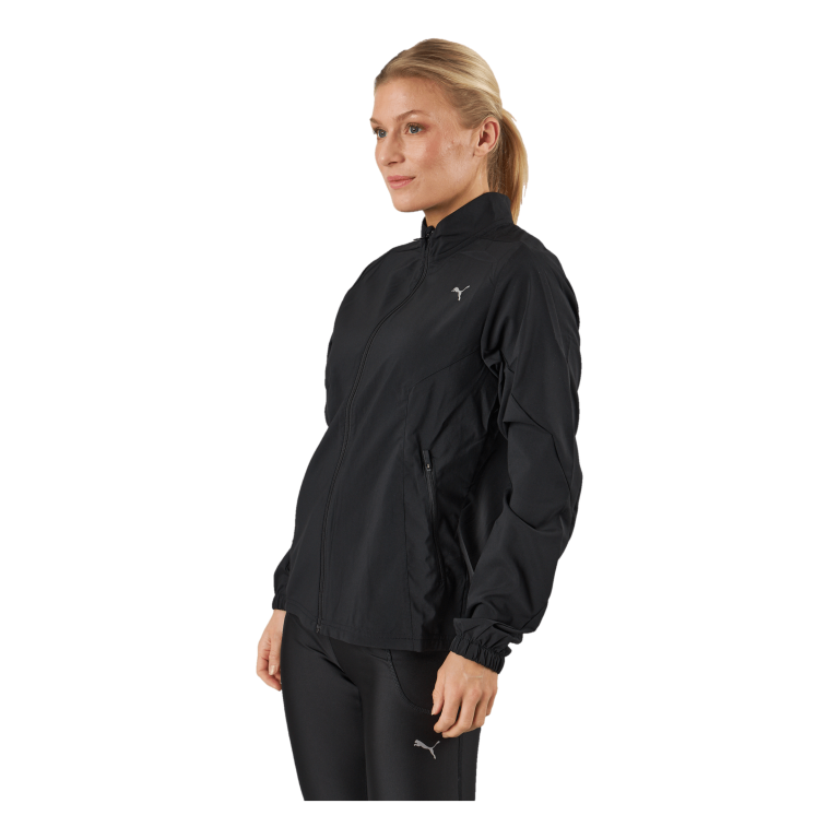 Run Favorite Woven Jacket W Puma Black 2 Run Favorite Woven Jacket W Puma Black - Bilde 2