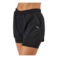 Run Favorite Woven 2in1 3" Sho Puma Black -Billig Jakker butikk 60911 69 004