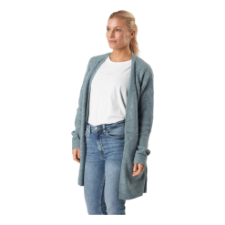 Pieces Pcellen Ls Long Knit Cardigan Trooper