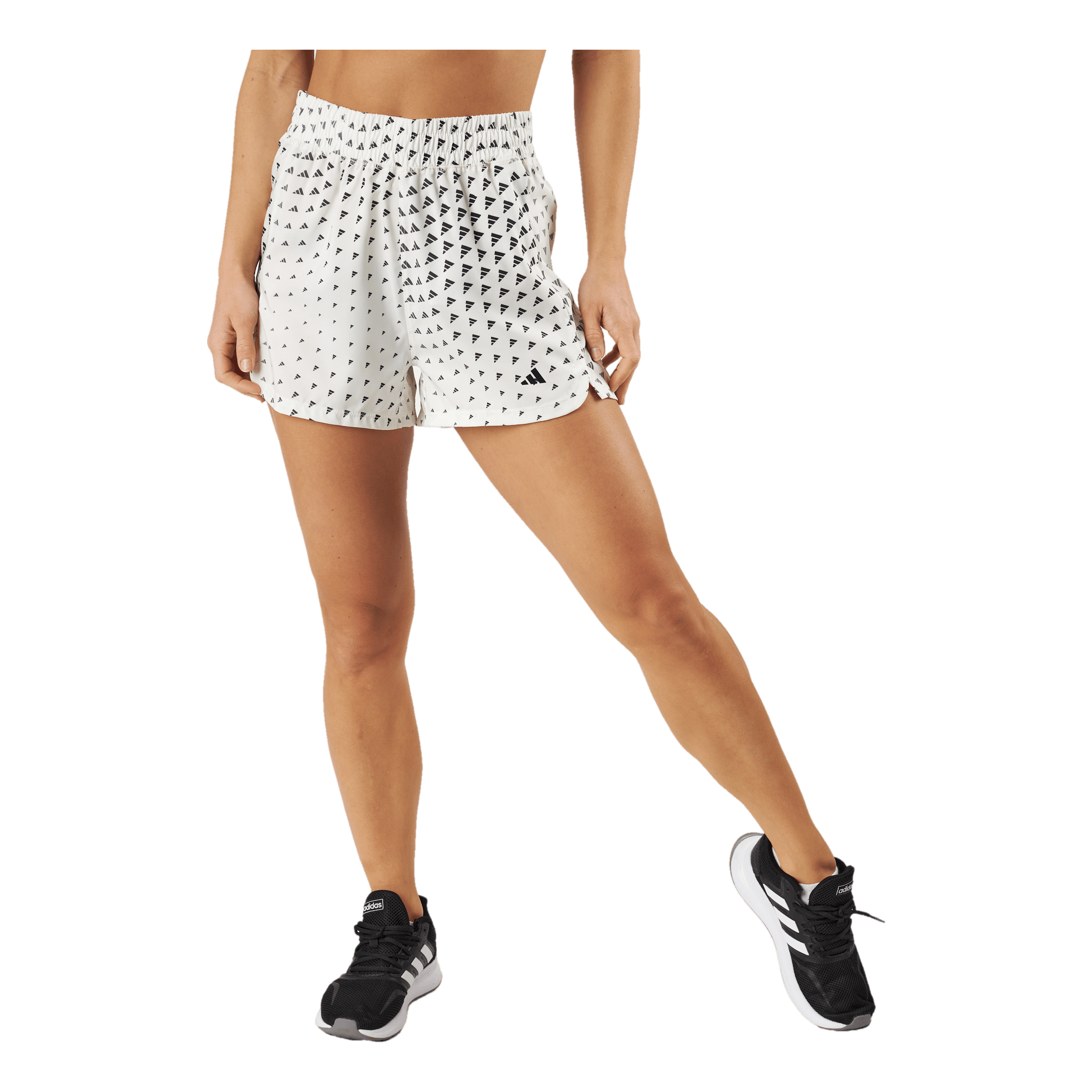 ADIDAS Brand Love Woven Pacer Shorts Off White 1 ADIDAS Brand Love Woven Pacer Shorts Off White