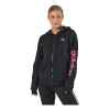 ADIDAS Essentials Linear Full-Zip French Terry Hoodie Black