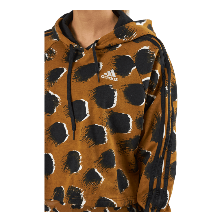 ADIDAS Essentials 3-Stripes Animal Print Hoodie Brostr/Multco/Black 4 ADIDAS Essentials 3-Stripes Animal Print Hoodie Brostr/Multco/Black - Bilde 4