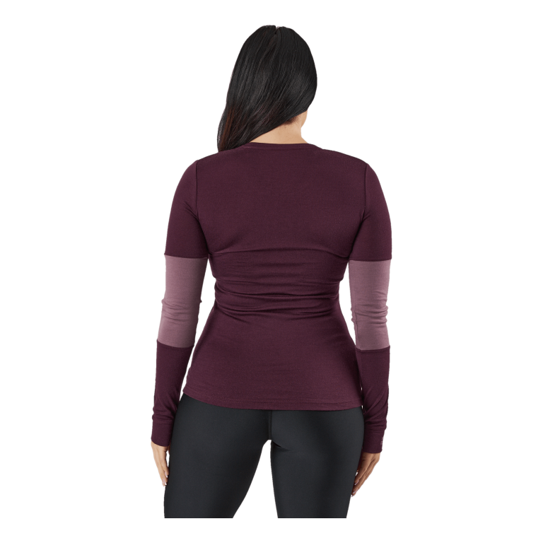 Mons Royale Cornice Long Sleev Wine Red 3 Mons Royale Cornice Long Sleev Wine Red - Bilde 3