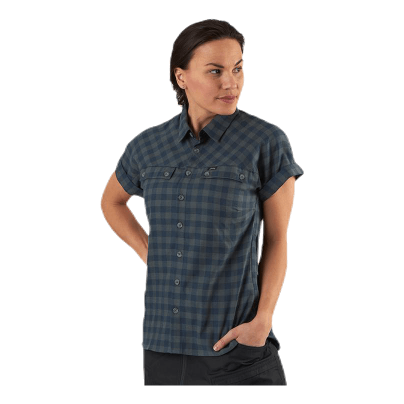 Lundhags Ekren SS Shirt Blue 4 Lundhags Ekren SS Shirt Blue - Bilde 4