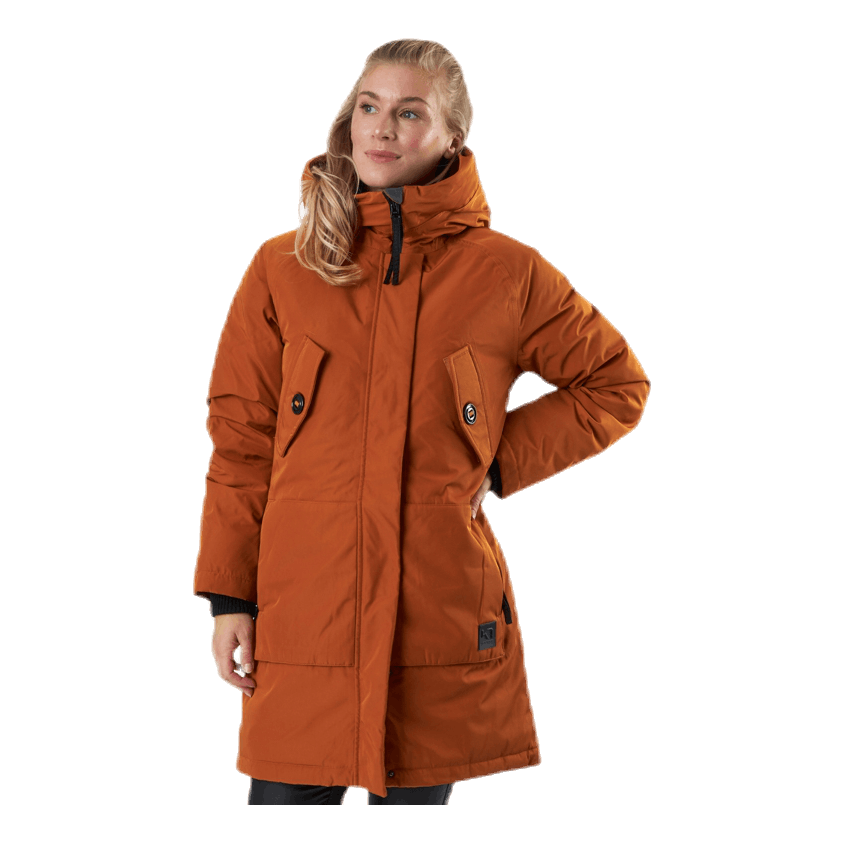 Kari Traa Haugamoen Parka Brown 2 Kari Traa Haugamoen Parka Brown - Bilde 2