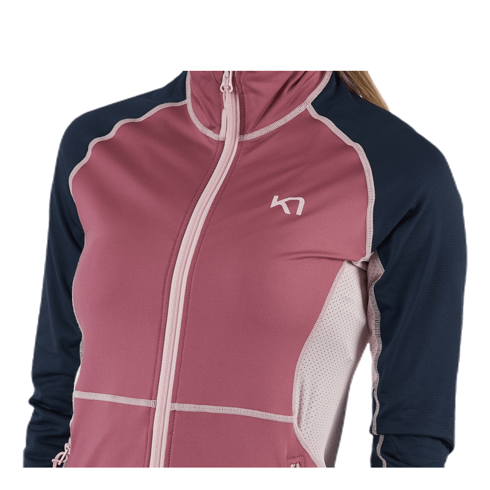 Kari Traa Mia Full Zip Shirt Pink 4 Kari Traa Mia Full Zip Shirt Pink - Bilde 4