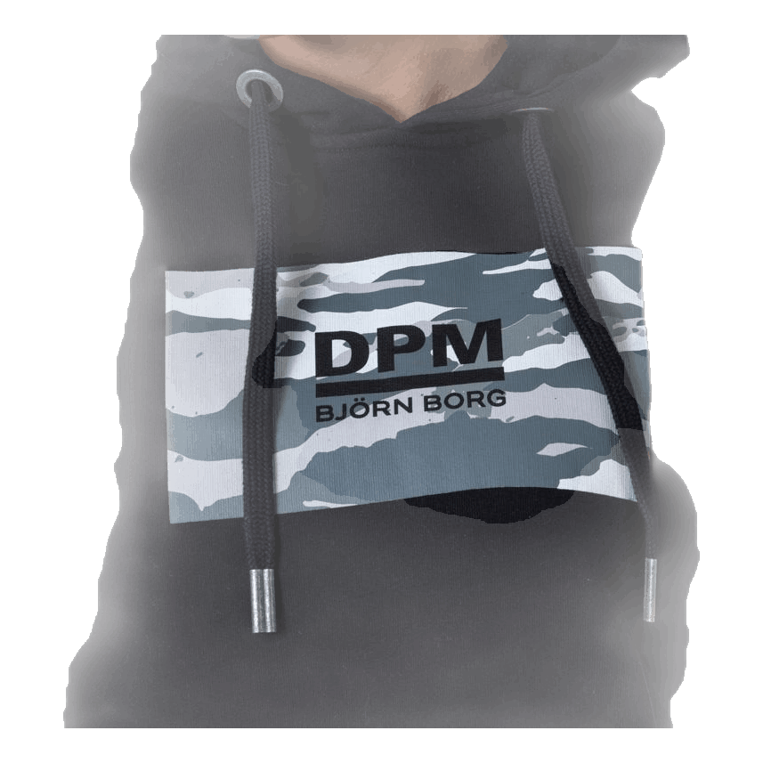 BJØRN BORG Cropped Dpm Hood Black 5 BJØRN BORG Cropped Dpm Hood Black - Bilde 5