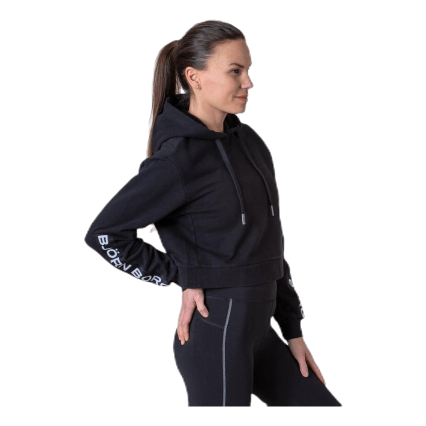 BJØRN BORG B Sport Cropped Hood Black 2 BJØRN BORG B Sport Cropped Hood Black - Bilde 2