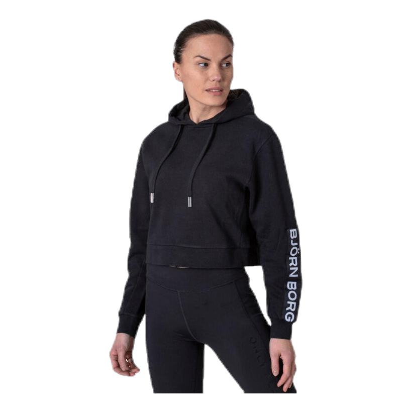BJØRN BORG B Sport Cropped Hood Black 4 BJØRN BORG B Sport Cropped Hood Black - Bilde 4