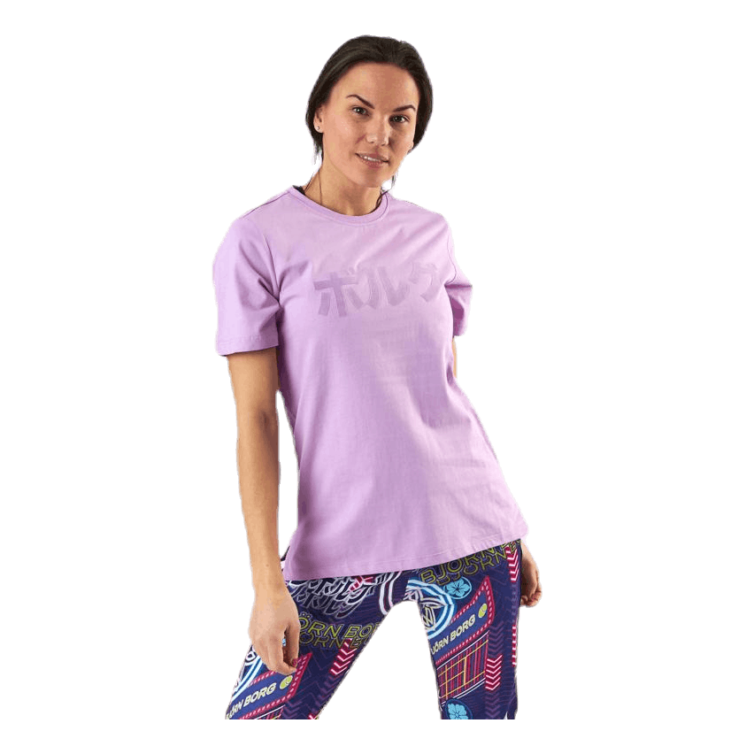 BJØRN BORG B Sport Tee Pink 1 BJØRN BORG B Sport Tee Pink