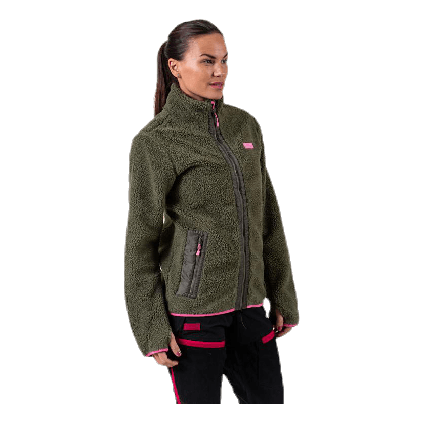 SCANDI NOMAD Journey Pile Jacket Green 2 SCANDI NOMAD Journey Pile Jacket Green - Bilde 2