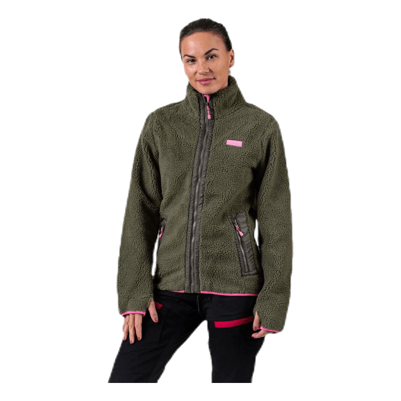 SCANDI NOMAD Journey Pile Jacket Green 6 SCANDI NOMAD Journey Pile Jacket Green - Bilde 6