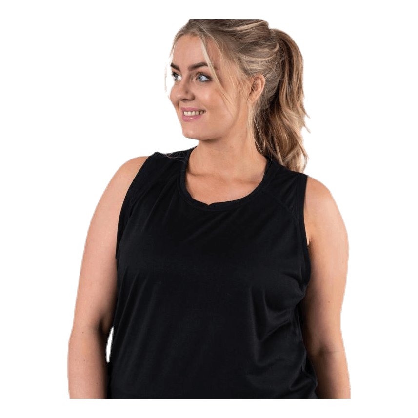 BLACC Alya Plus Size Tank Black 3 BLACC Alya Plus Size Tank Black - Bilde 3