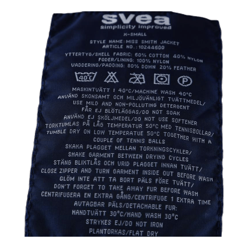 Svea Miss Smith Jacket Blue 6 Svea Miss Smith Jacket Blue - Bilde 6