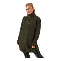Svea Long Pile Zip Sweat Green