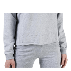 Kappa Sweat Hood, Logo Biba Grey -Billig Jakker butikk 8016279833937 005 24649d551dd144d99cffb889fce76844
