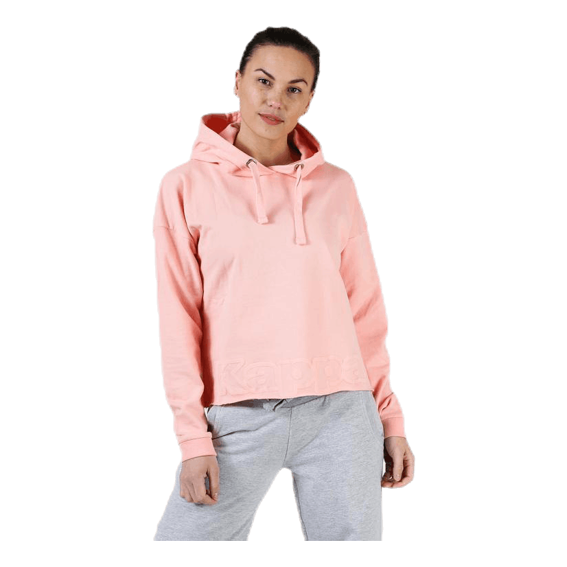 Kappa Sweat Hood, Logo Biba Pink 1 Kappa Sweat Hood, Logo Biba Pink