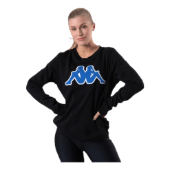 Kappa Sweat RN, Logo Airivit Blue/Black