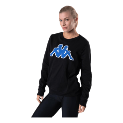 Kappa Sweat RN, Logo Airivit Blue/Black -Billig Jakker butikk 8032067622583 003 9cfb34fb785d40639b7643307dd4890e