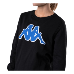 Kappa Sweat RN, Logo Airivit Blue/Black -Billig Jakker butikk 8032067622583 006 acb1b97452f748019b39f63a3a3ac65f