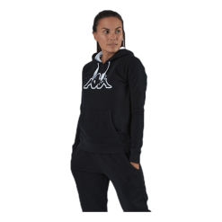 Kappa Lady Sweat Hood, Logo Zeleril White/Black -Billig Jakker butikk 8051129592169 004 2617cd44bff54405ba969764a4e10a69