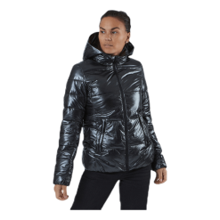 Champion Hooded Polyfilled Jacket Black