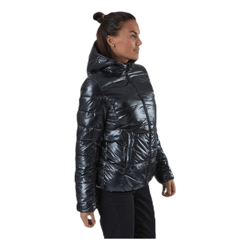 Champion Hooded Polyfilled Jacket Black 2 Champion Hooded Polyfilled Jacket Black - Bilde 2