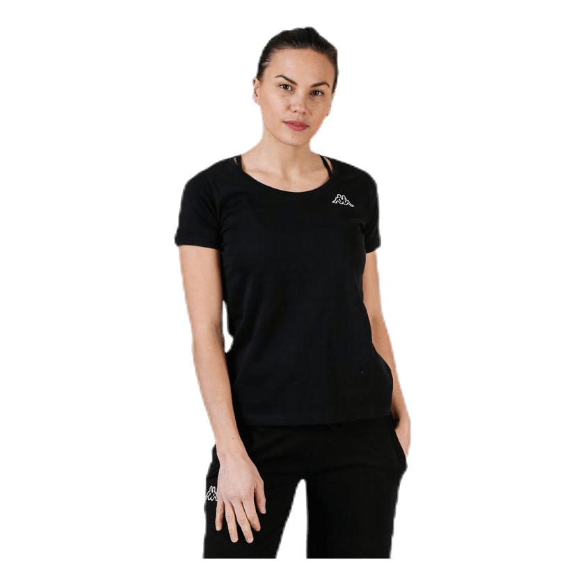 Kappa T-Shirt S/S, Logo Momba Black 1 Kappa T-Shirt S/S, Logo Momba Black