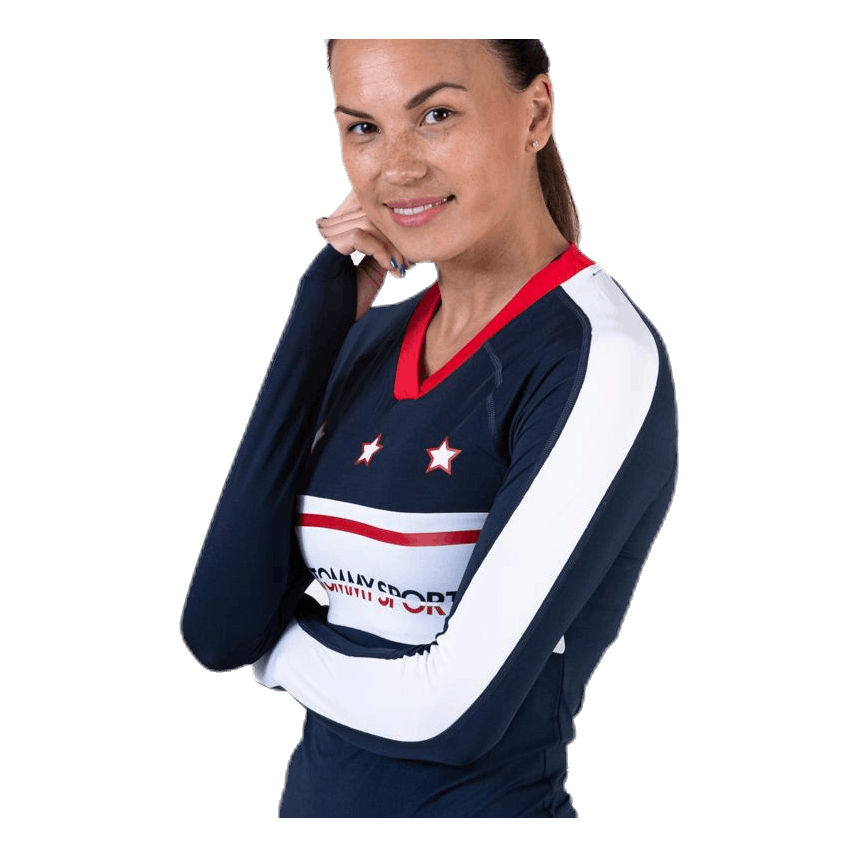 Tommy Hilfiger Sport Longsleeve T-Shirt With Stars Blue 4 Tommy Hilfiger Sport Longsleeve T-Shirt With Stars Blue - Bilde 4