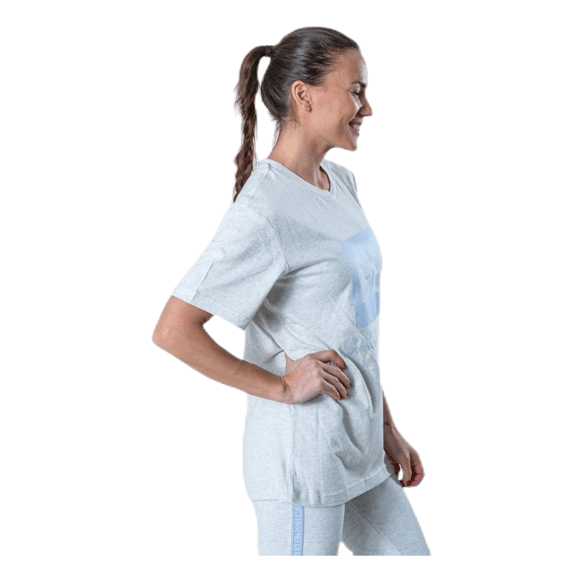 Calvin Klein S/S Crew Neck White/Grey 2 Calvin Klein S/S Crew Neck White/Grey - Bilde 2