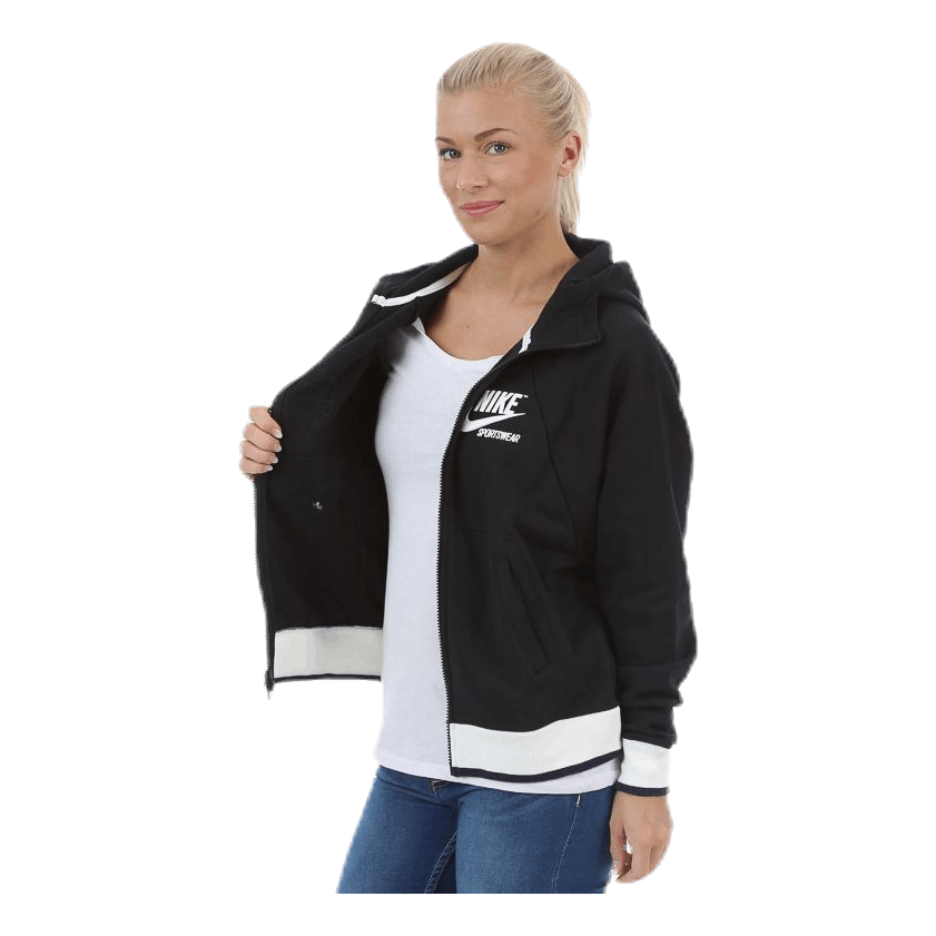 Nike NSW FZ Hoodie Archive Black 4 Nike NSW FZ Hoodie Archive Black - Bilde 4