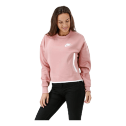 Nike Tech Fleece Crew Pink/White