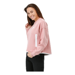 Nike Tech Fleece Crew Pink/White -Billig Jakker butikk 887230204473 003 b46d9179c79c4275afcb70149f7b8f40