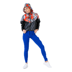 Nike Hyper AOP Crop Jacket White/Black -Billig Jakker butikk 887231956302 004 6314e37b7ccb45c9b7dfeb9f8776f7c8