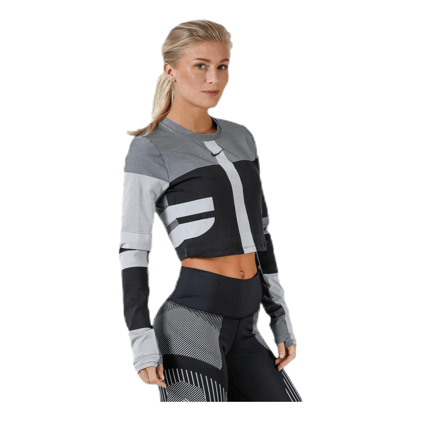 Nike Run Tech Pack Knit Top LS Black/Grey 4 Nike Run Tech Pack Knit Top LS Black/Grey - Bilde 4