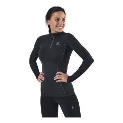 Salomon Exo Motion LS Zip Tee W Black/Grey 9 Salomon Exo Motion LS Zip Tee W Black/Grey -Billig Jakker butikk 90011 97 004