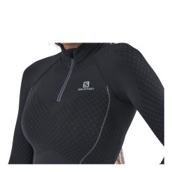 Salomon Exo Motion LS Zip Tee W Black/Grey 7 Salomon Exo Motion LS Zip Tee W Black/Grey -Billig Jakker butikk 90011 97 005