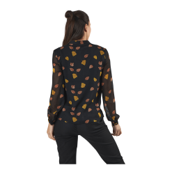 Pieces Blume Ls Shirt Black