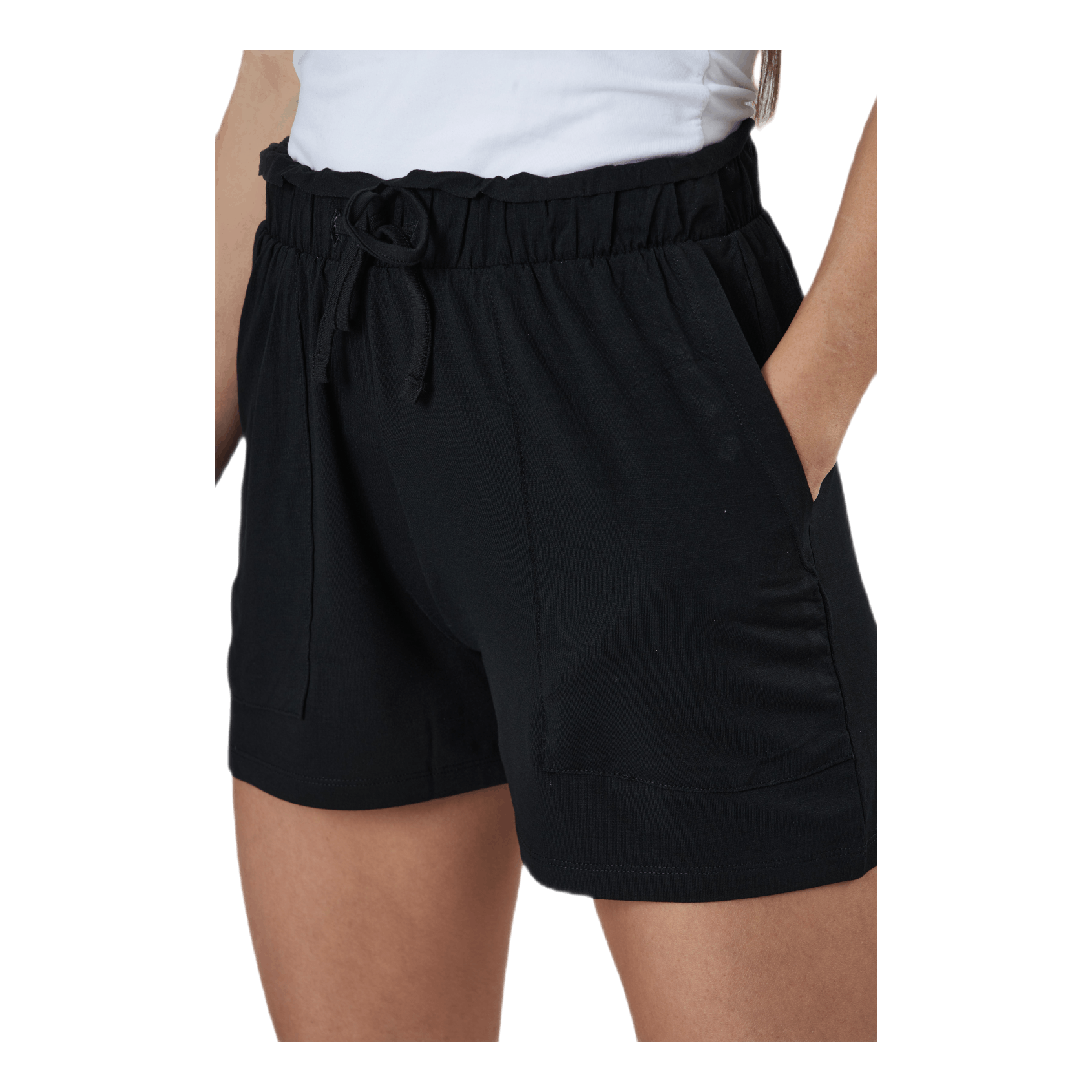Pieces Neora Hw Frill Shorts Black 4 Pieces Neora Hw Frill Shorts Black - Bilde 4