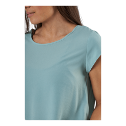 ONLY Vic S/S Solid Top Wvn Blue -Billig Jakker butikk 90086 27 005