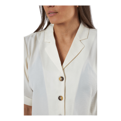 ONLY Sky S/S Shirt Solid Wvn White -Billig Jakker butikk 90086 43 005