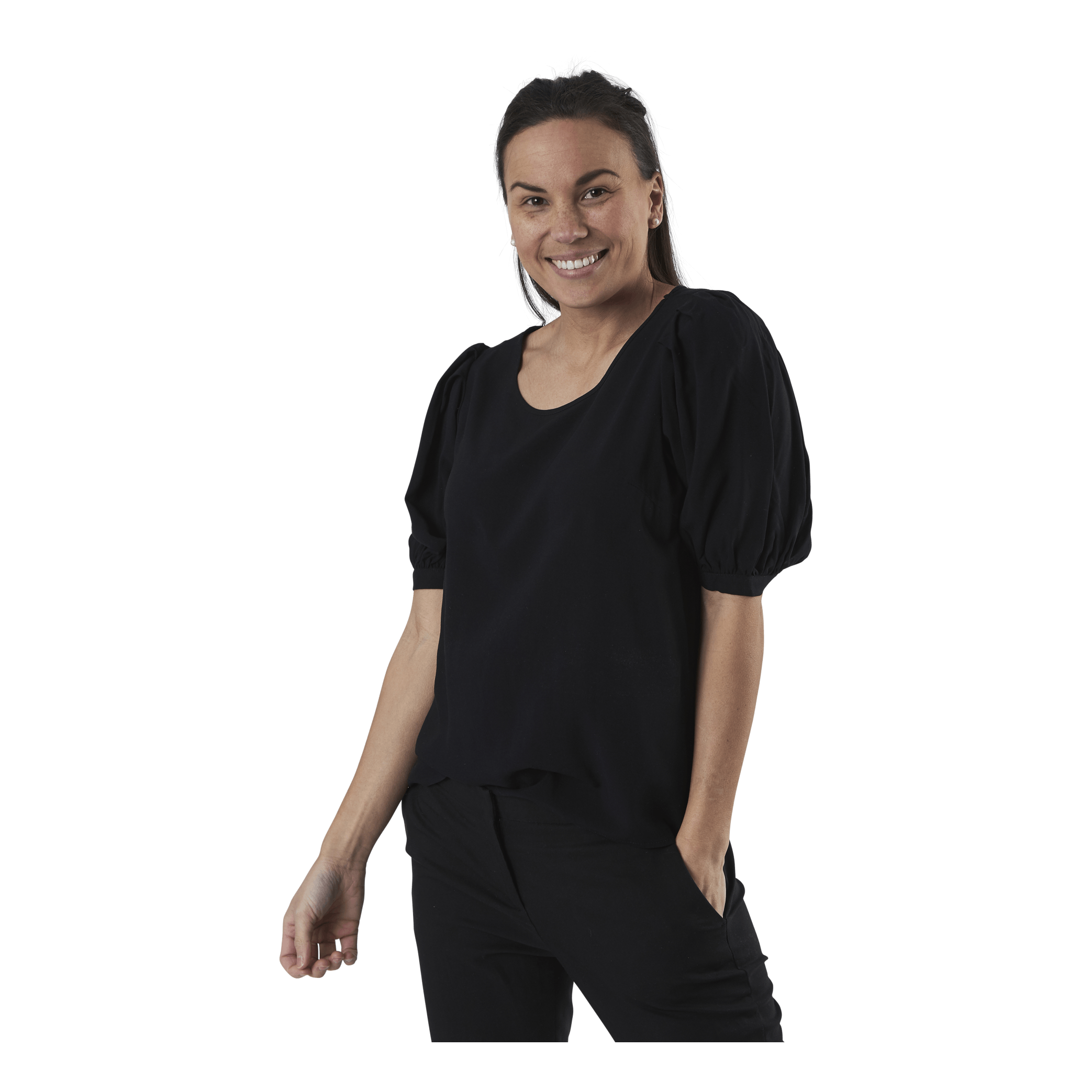 ONLY Karma Life 2/4 Solid Top Wvn Black 1 ONLY Karma Life 2/4 Solid Top Wvn Black